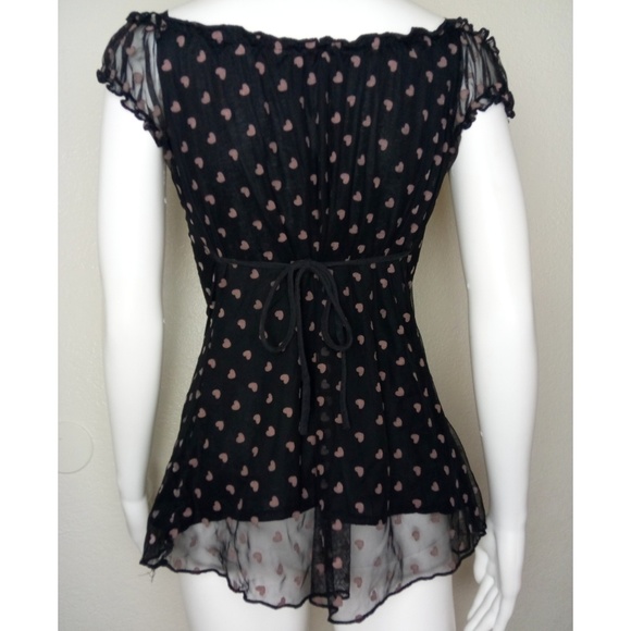 Heart Patterned Blouse - Picture 3 of 7